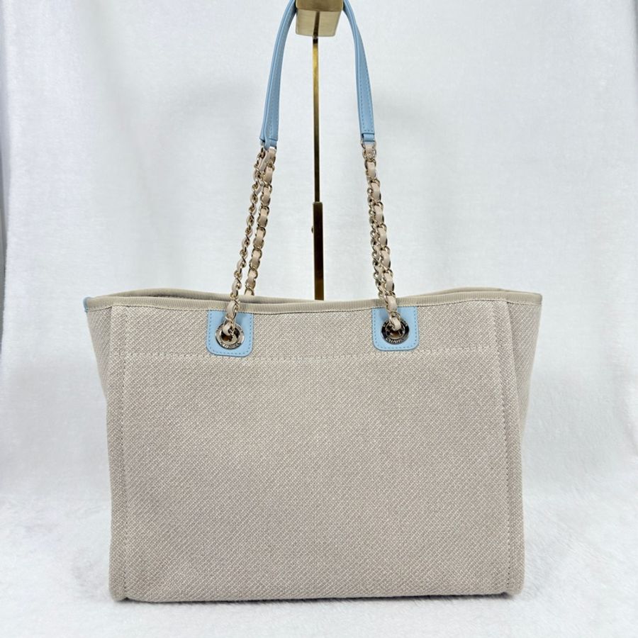 香奈兒 Chanel Deauville Bag 新款沙灘包 托特包 肩背包-7
