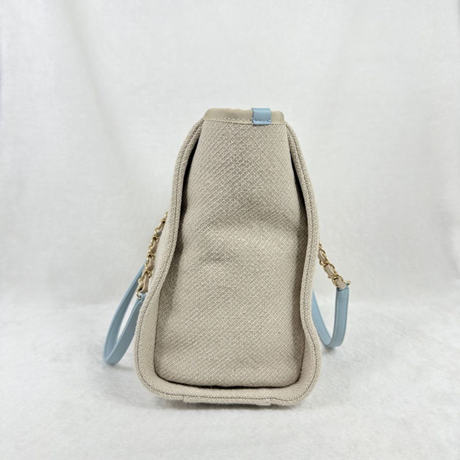 香奈兒 Chanel Deauville Bag 新款沙灘包 托特包 肩背包-14