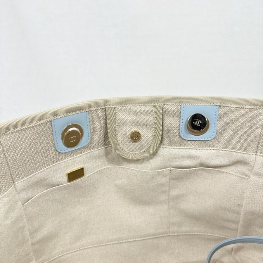 香奈兒 Chanel Deauville Bag 新款沙灘包 托特包 肩背包-19