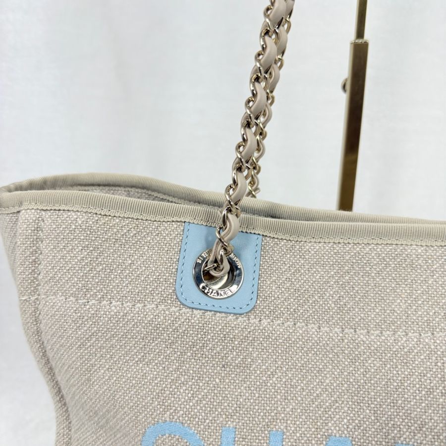 香奈兒 Chanel Deauville Bag 新款沙灘包 托特包 肩背包-23