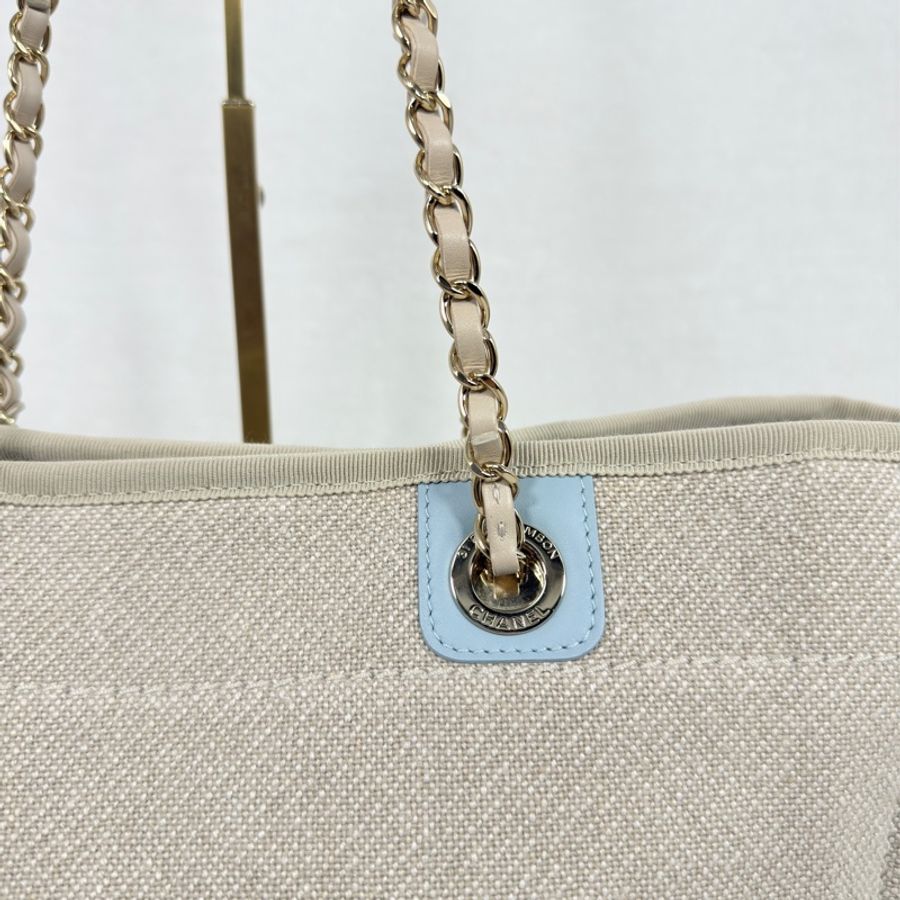 香奈兒 Chanel Deauville Bag 新款沙灘包 托特包 肩背包-24