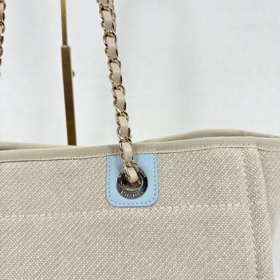 香奈兒 Chanel Deauville Bag 新款沙灘包 托特包 肩背包-26