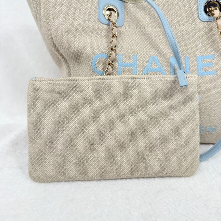香奈兒 Chanel Deauville Bag 新款沙灘包 托特包 肩背包-32