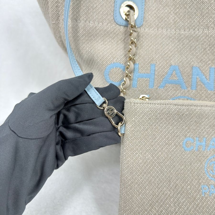 香奈兒 Chanel Deauville Bag 新款沙灘包 托特包 肩背包-33