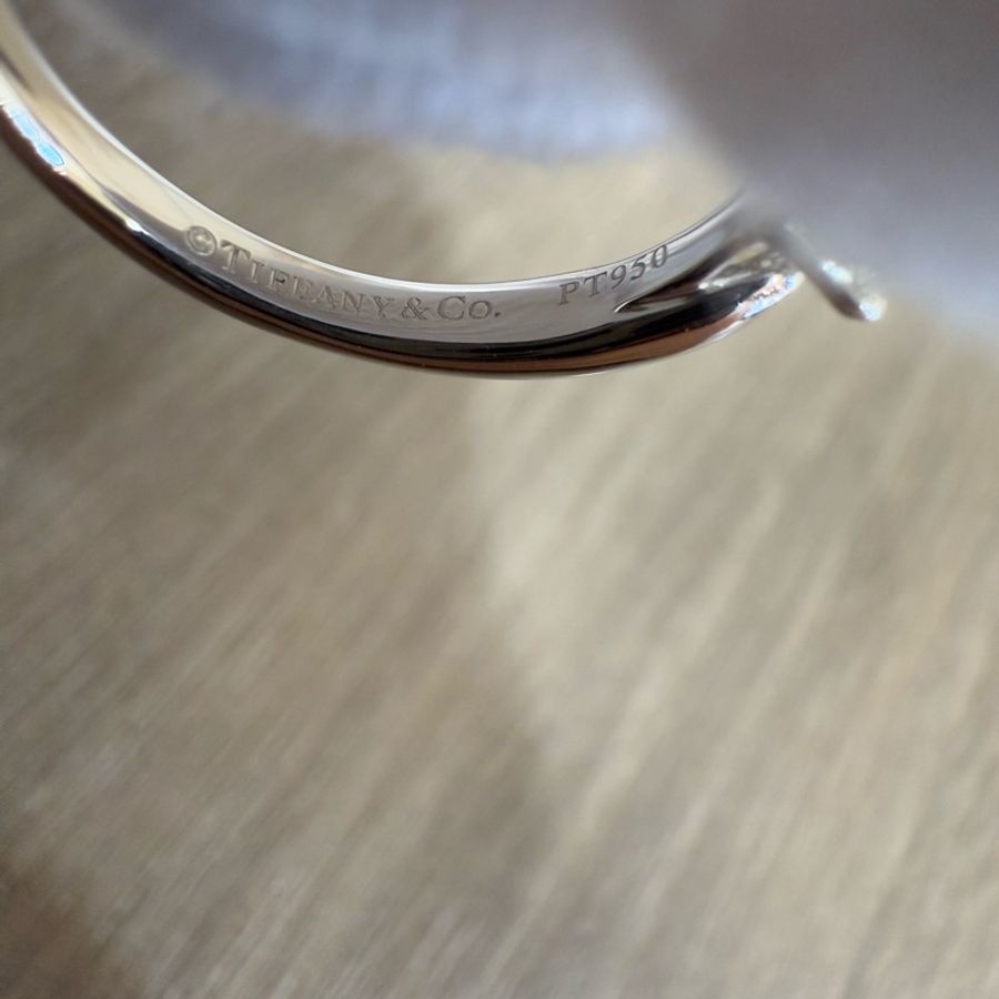 Tiffany&Co 鉑金 PT950 鑽石 0.22CT 鑽戒 戒指-7