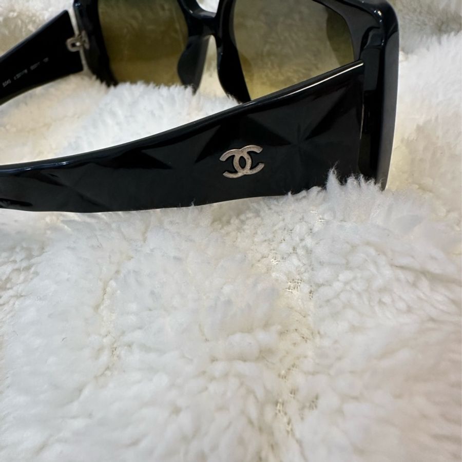 chanel 高級綠墨鏡-8