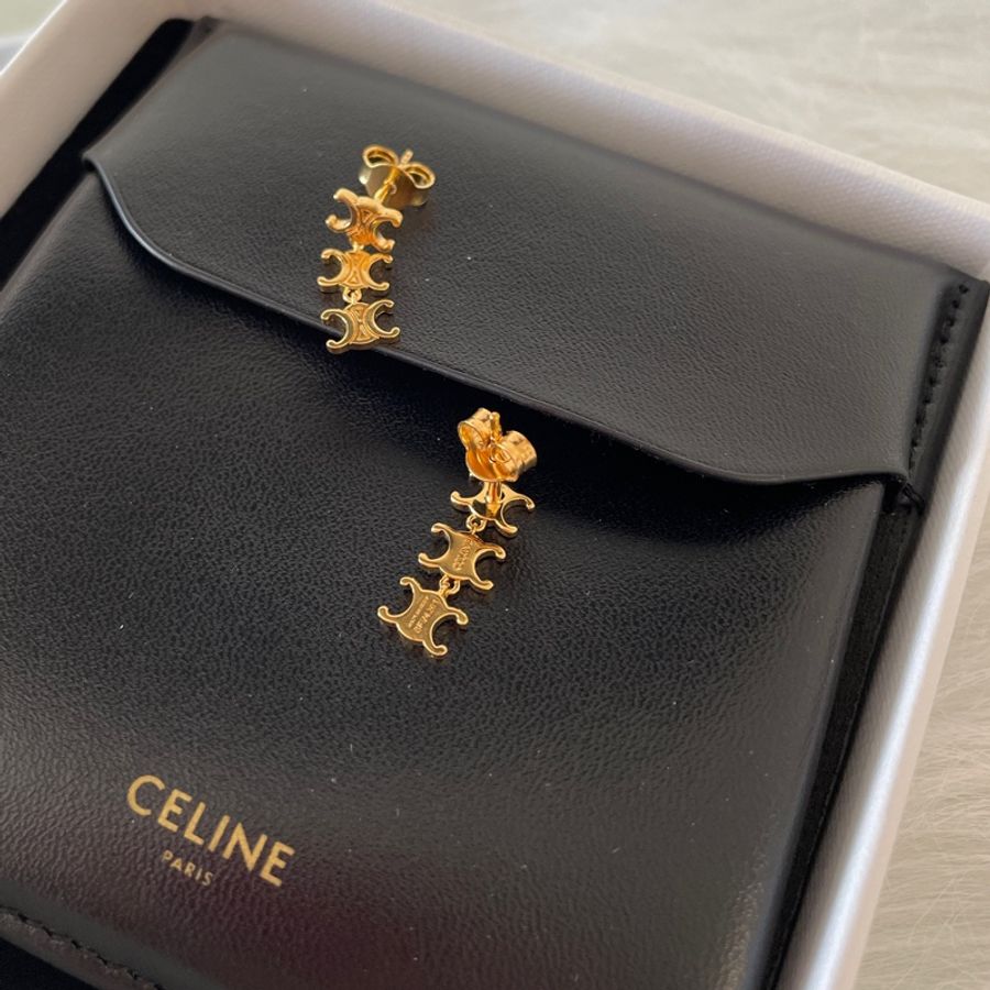【全新】CELINE | Triomphe凱旋門耳環2022 SS-0