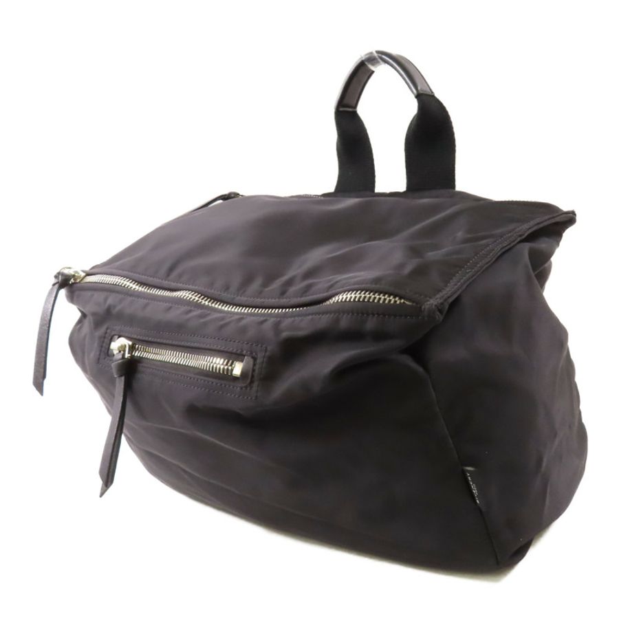 GIVENCHY 【激減優惠】尼龍Shoulder Bag銀扣手挽肩背兩用袋-2
