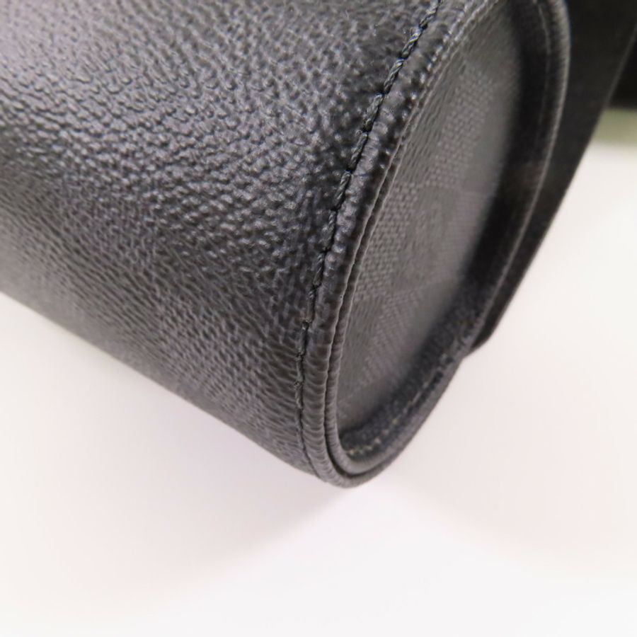 LOUIS VUITTON Damier Graphite Watch Case銀扣手錶盒-9