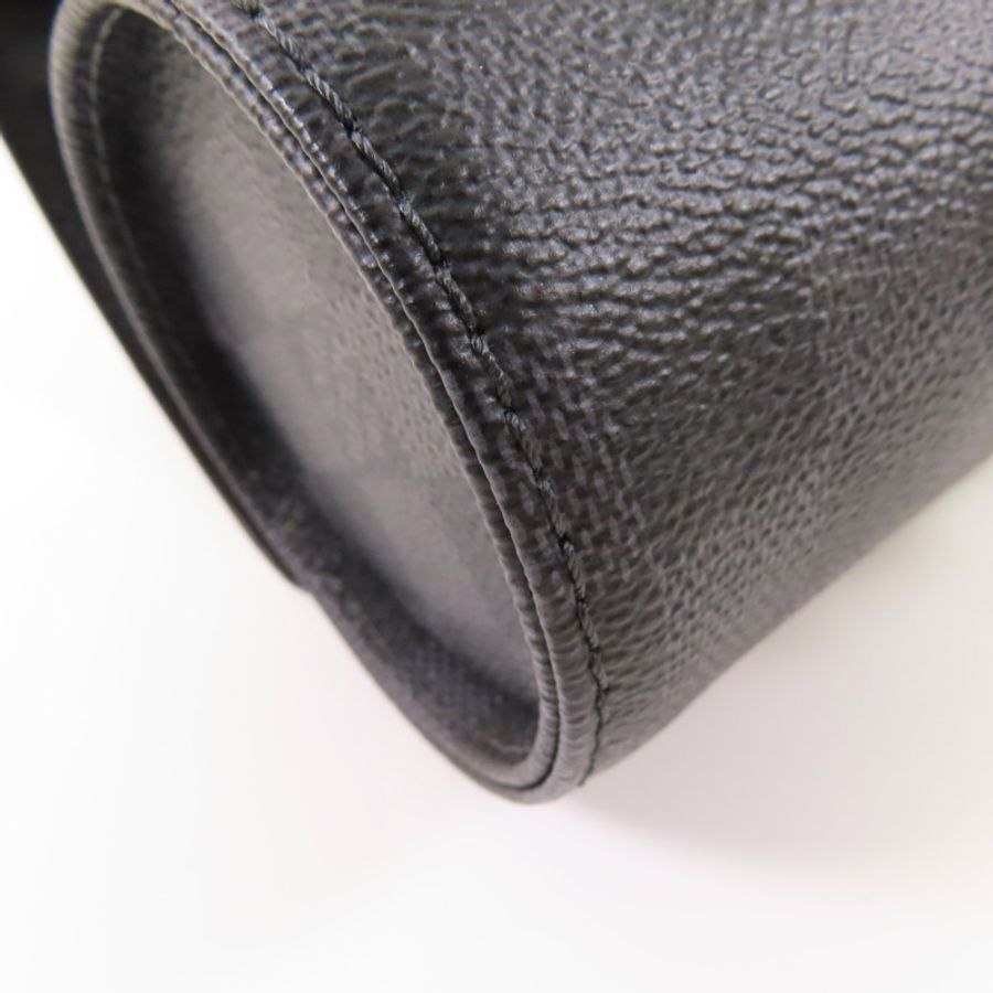 LOUIS VUITTON Damier Graphite Watch Case銀扣手錶盒-10