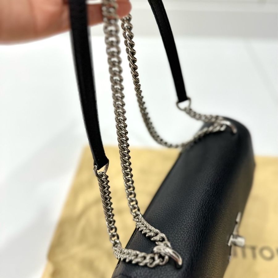 LV MYLOCKME SATCHEL CHAIN BAG BB 斜背包 肩背包 側背包 鏈條包 手提包-29