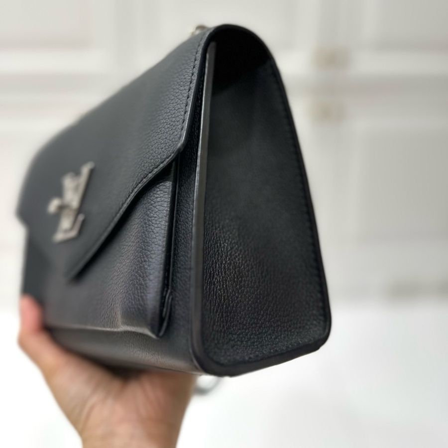 LV MYLOCKME SATCHEL CHAIN BAG BB 斜背包 肩背包 側背包 鏈條包 手提包-45