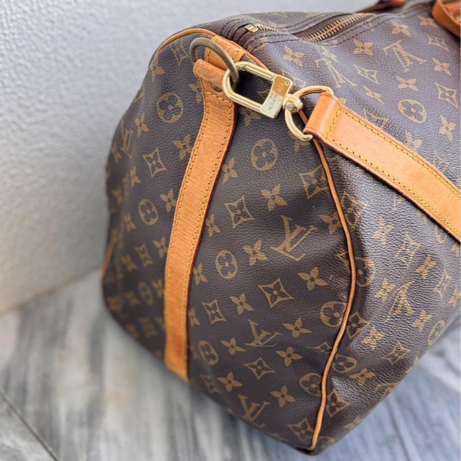 💝FuFu.Style ⟡.·* LV Keepall55 旅行袋行李包-19