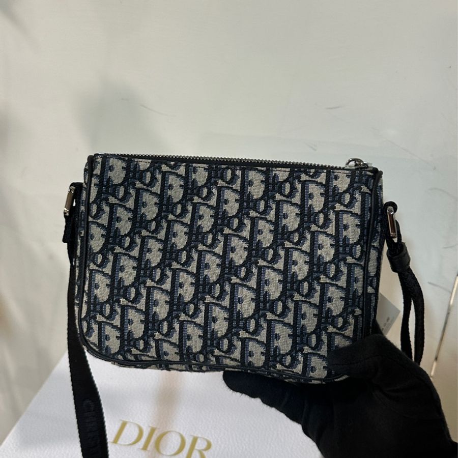 Dior Oblique 緹花8bag郵差包🩶98新閒置❤️🔥櫃上在售7萬-7