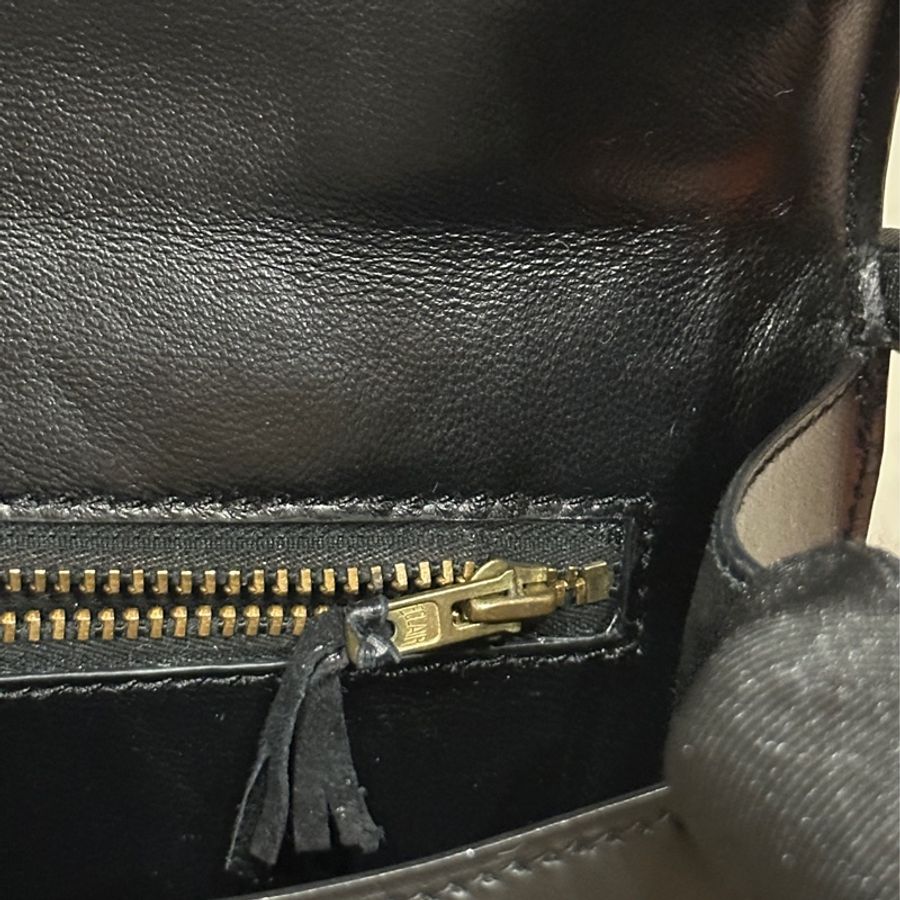 已售出)#Hermes #Constance #Constance24 🈶購證 五金帶膜#肩背包 #斜背包 黑金Box皮-44
