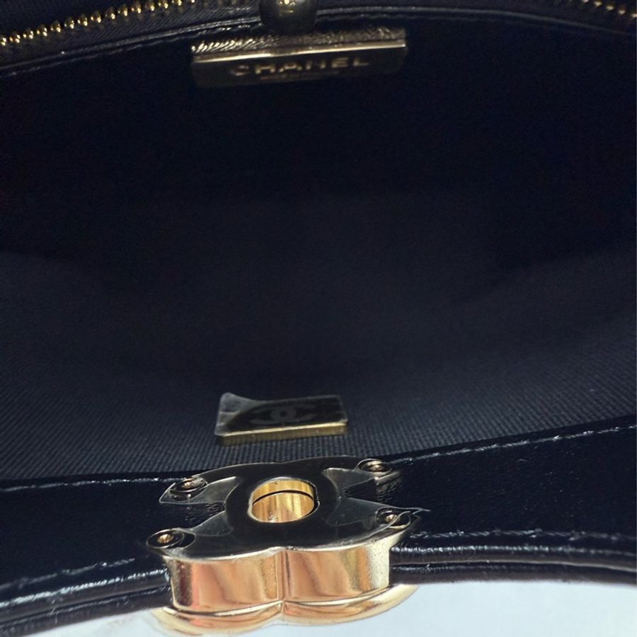 Chanel 香奈兒 31 Bag Mini 黑金 完美尺寸-15