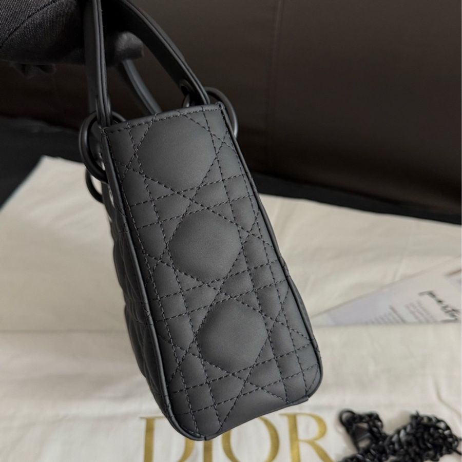 Dior戴妃三格 so black 磨砂黑色-1