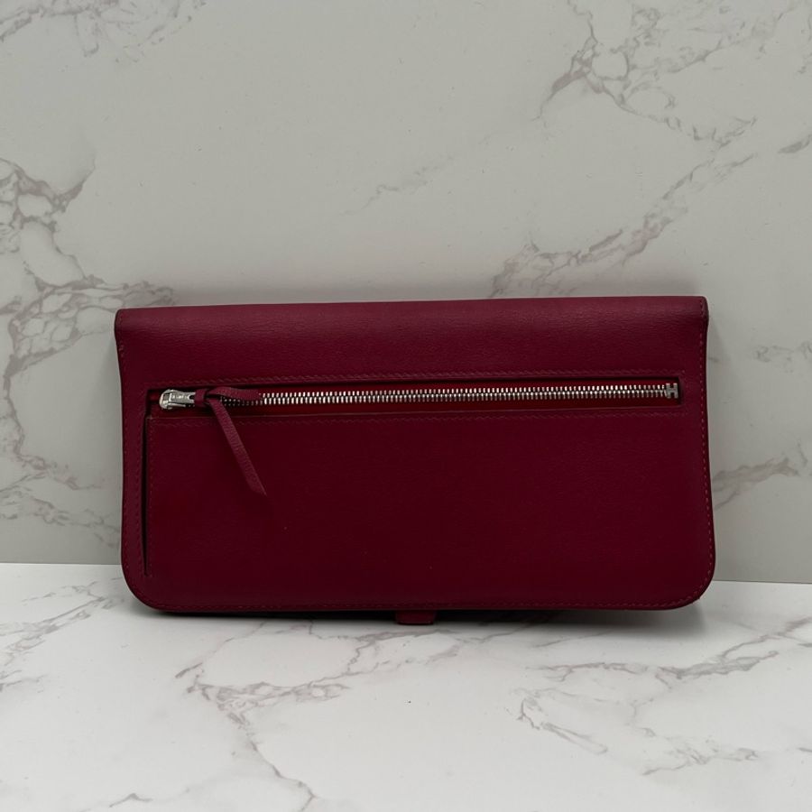 💗香緹國際精品💗 HERMES 219 愛馬仕 | Dogon 桃紅長夾 養馬入門 萬元擁有愛馬仕-1