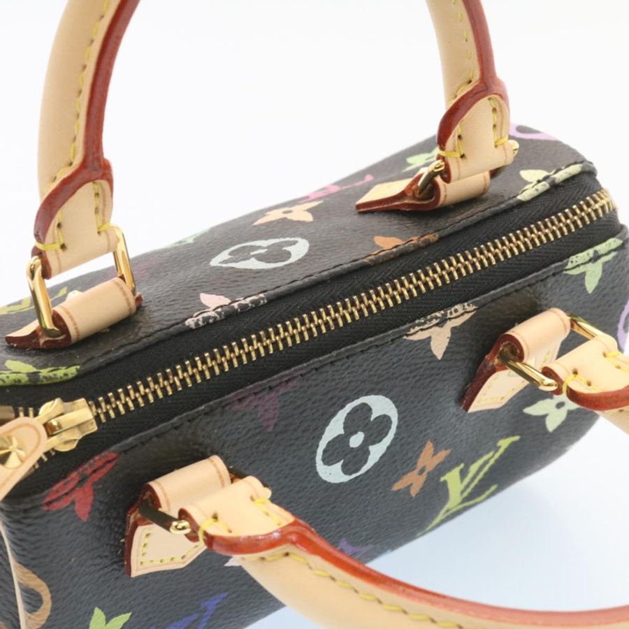 【日本直送】路易威登 Monogram 多色迷你 Speedy 手提包黑色 M92644 正品 26986AM-5