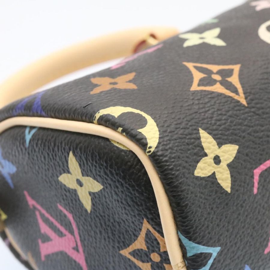 【日本直送】路易威登 Monogram 多色迷你 Speedy 手提包黑色 M92644 正品 26986AM-10