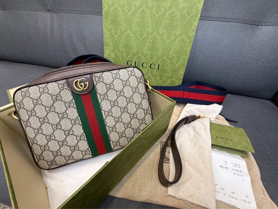 Gucci OPHIDIA小斜挎包-0