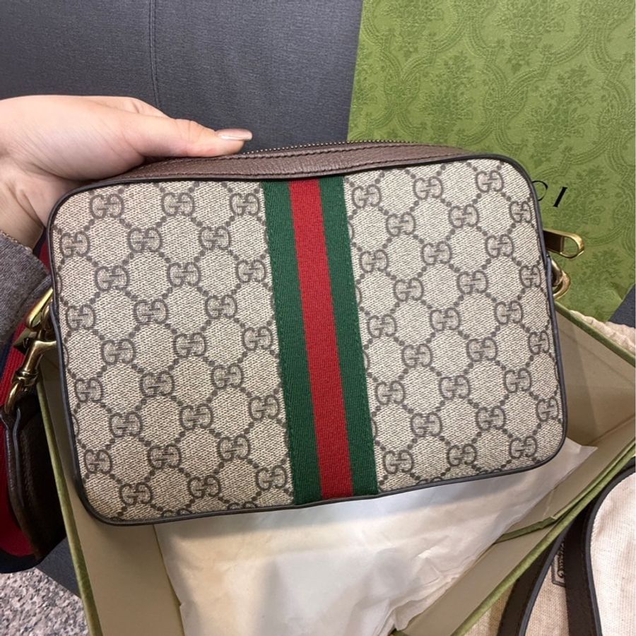 Gucci OPHIDIA小斜挎包-4