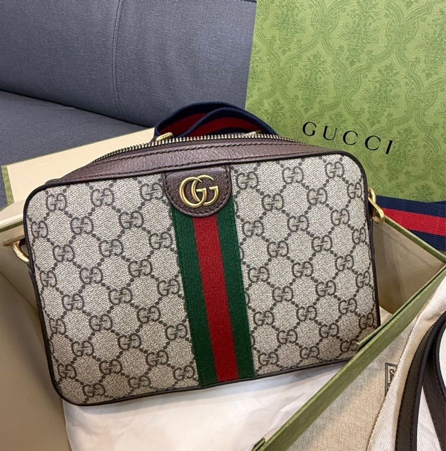 Gucci OPHIDIA小斜挎包-11