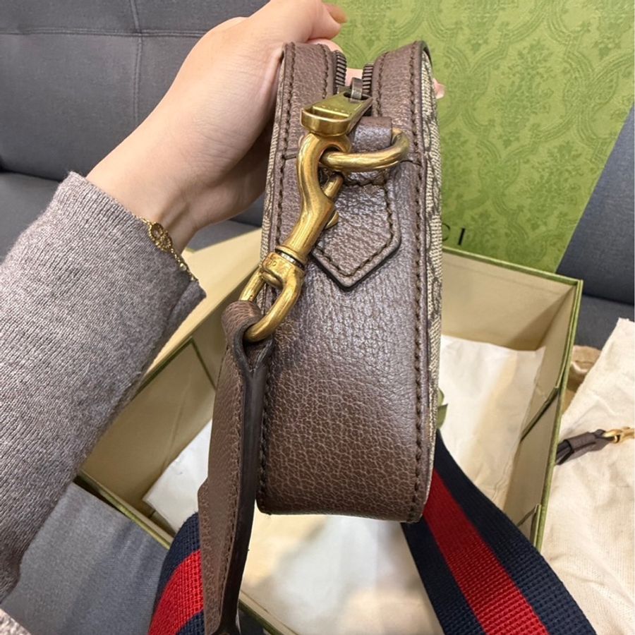 Gucci OPHIDIA小斜挎包-18