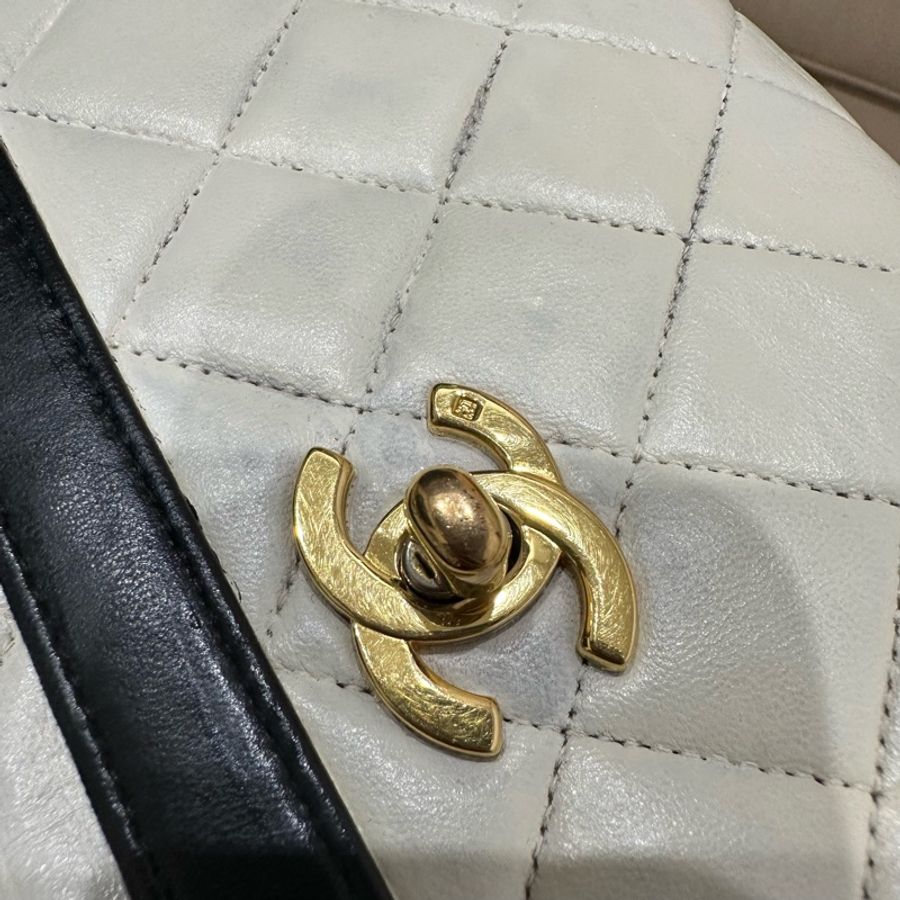 子母包,買一送一的感覺呀😍 #香奈兒#熊貓拼色🐼 #cf #24k金 #chanel-24