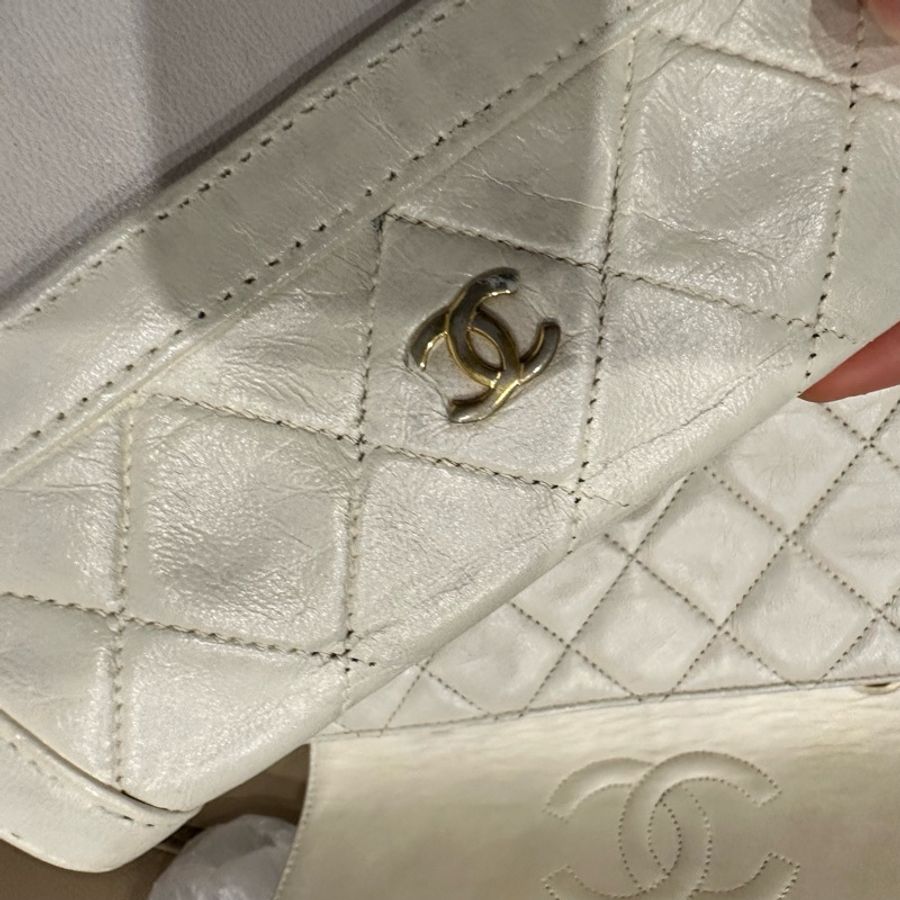 子母包,買一送一的感覺呀😍 #香奈兒#熊貓拼色🐼 #cf #24k金 #chanel-69