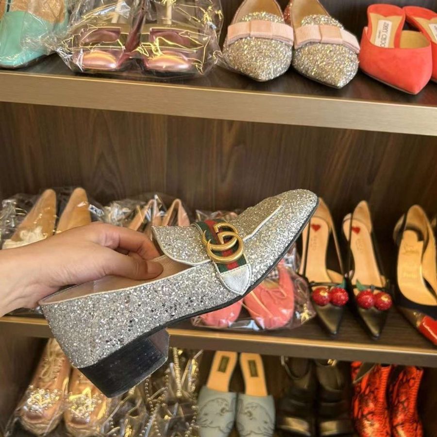 Gucci 樂福鞋 尺寸37.5 很新-4