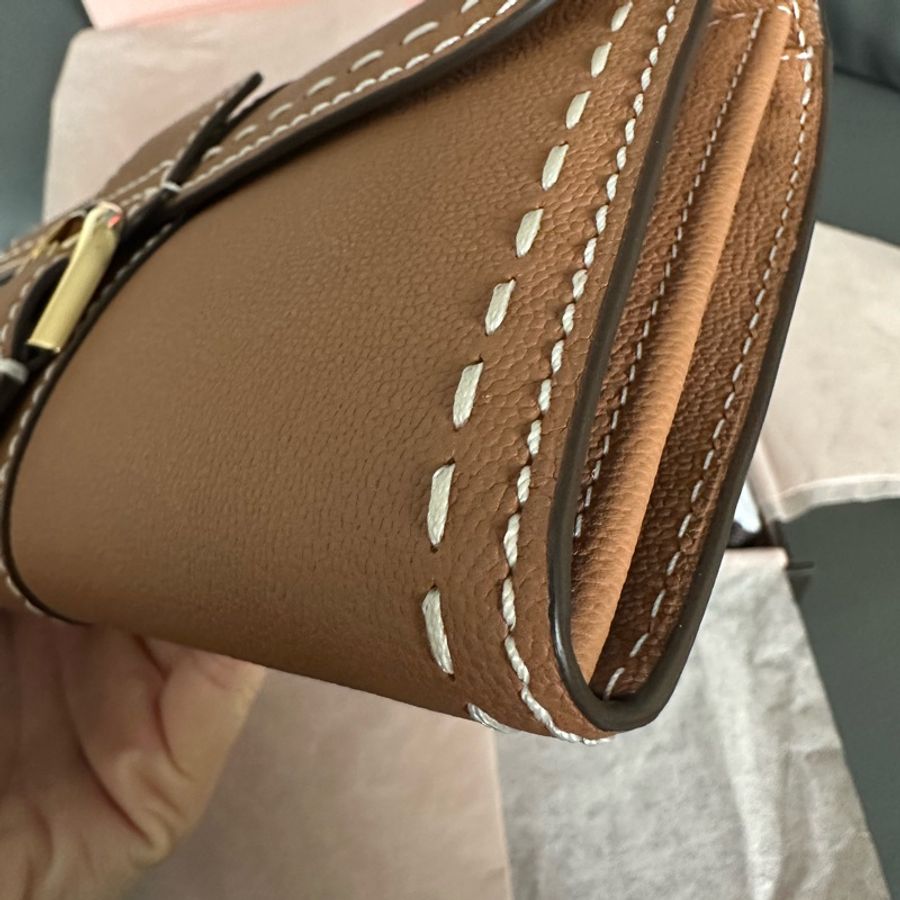 Delvaux Brillant WOC 焦糖色-7