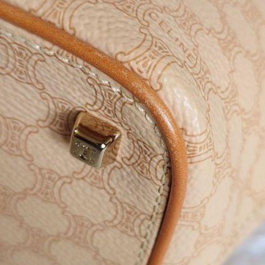 💝FuFu.Style ⟡.·* Celine *稀有*奶茶色便當包手提包-25