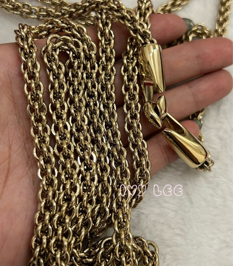 VALENTINO GARAVANI VAVAVOOM 鉚釘 單肩包 鏈條包 斜背包 小包 粉紅皮革 金色五金 二手精品-4