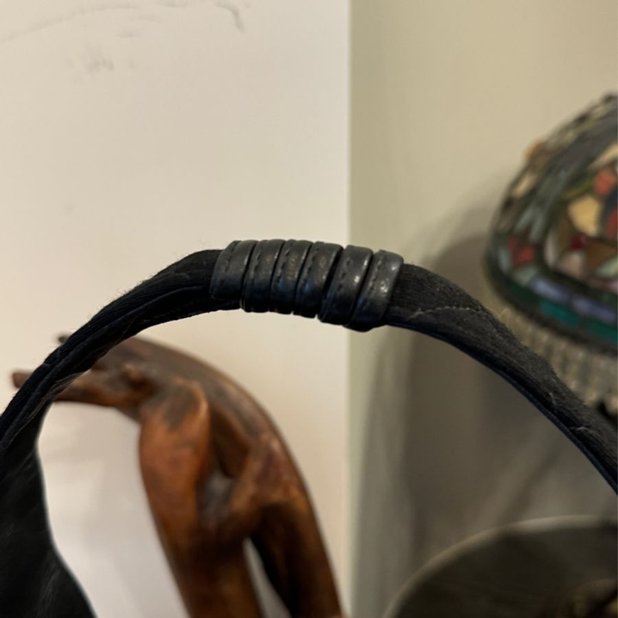 香奈兒手提雕花金扣Kelly牛仔布內裡牛皮 收藏品-38