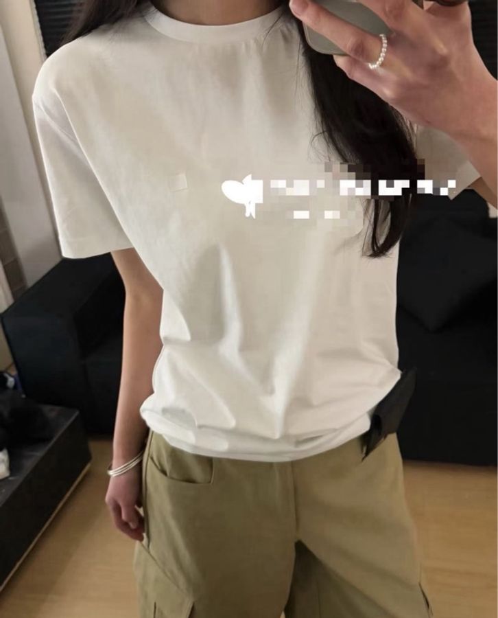 Acne Studios 基礎款 笑臉Tee 男女均可#S M L-5