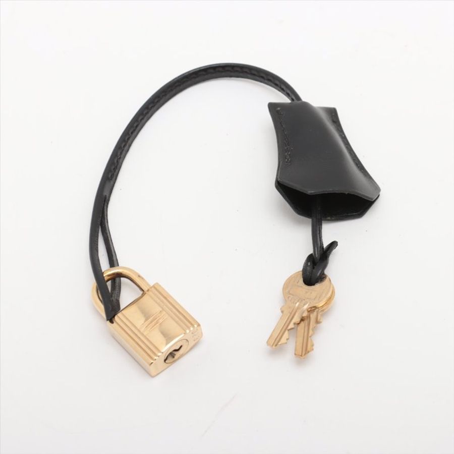 Hermes Kelly 32 Box calf Black Gold Metal Fittings ○U:1991-1