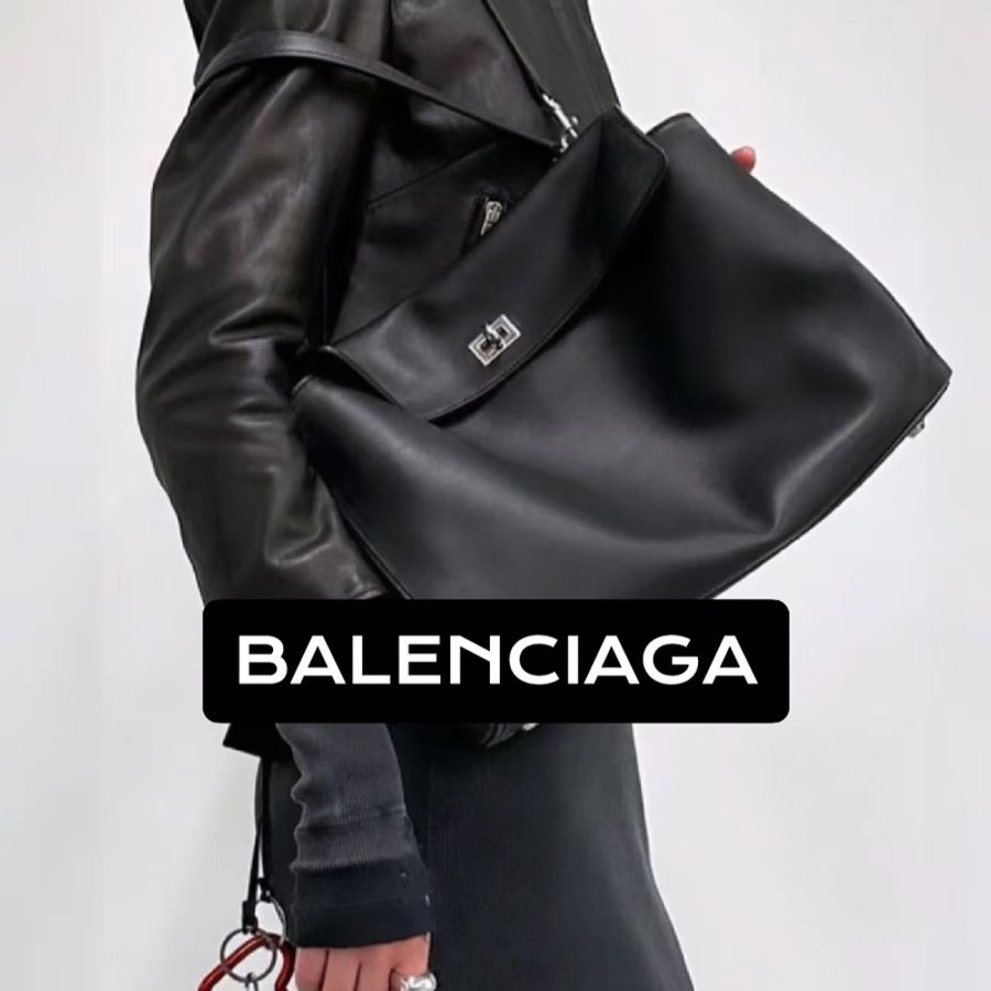 限時降💥Balenciaga Rodeo 黑銀巴黎世家郵差包📂💥-2