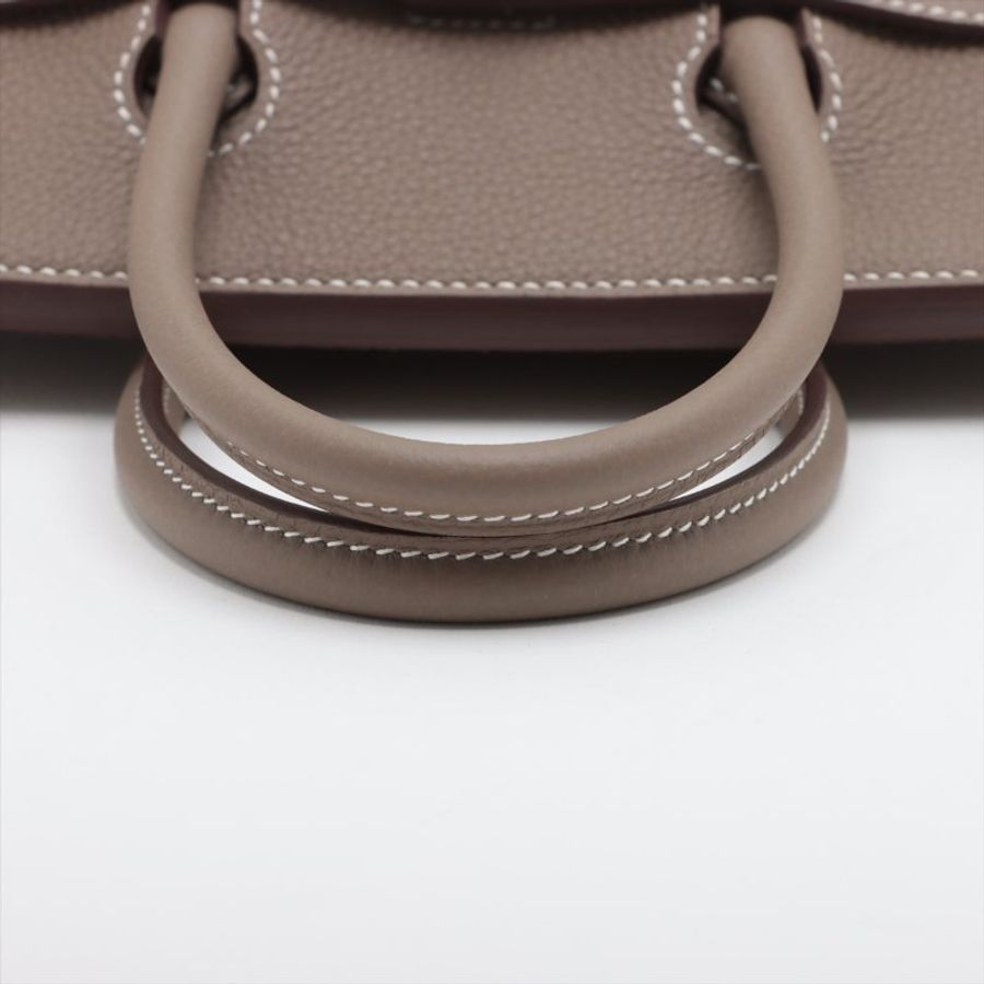 Hermes Birkin 25 Togo Etoupe Silver Metal Fittings W: 2024-3