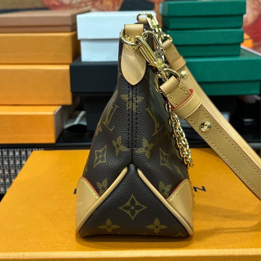 （已售出）Lv Boulogne M45832經典老花新款牛角包🈶24年購證 剛離櫃未使用 賠出❤️‍🔥-14