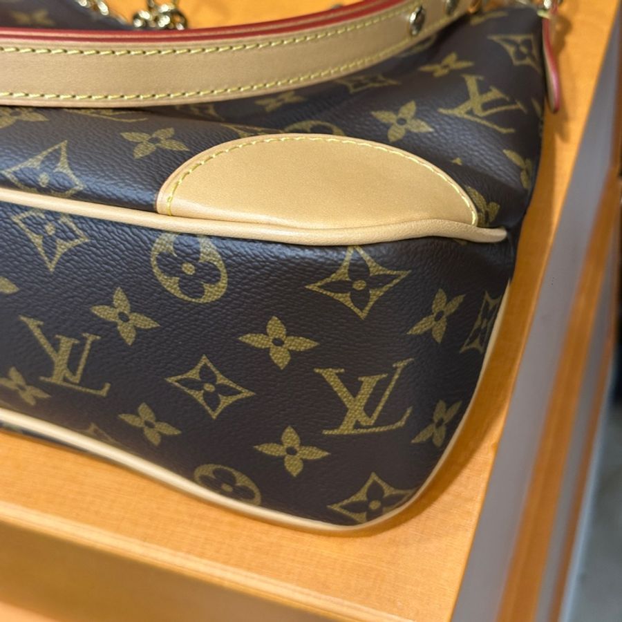 （已售出）Lv Boulogne M45832經典老花新款牛角包🈶24年購證 剛離櫃未使用 賠出❤️‍🔥-22