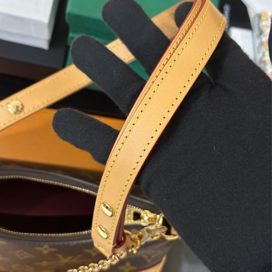 （已售出）Lv Boulogne M45832經典老花新款牛角包🈶24年購證 剛離櫃未使用 賠出❤️‍🔥-30