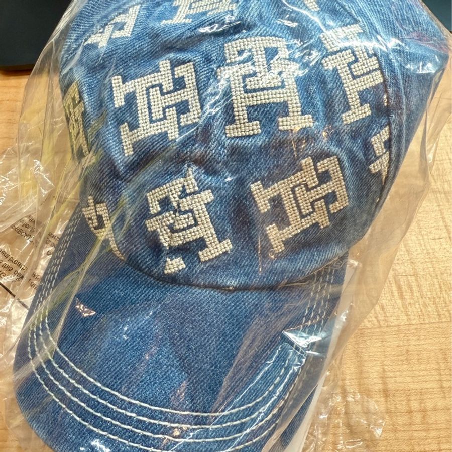[全新正品 現貨］Tommy Hilfiger  牛仔TH老花棒球帽  快速出貨 全新吊牌未拆 送禮推薦-0