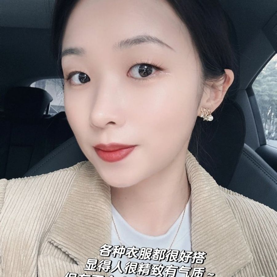 【現貨】Dior 字母三吊墬星星珍珠耳夾 ✨🌟💖-9