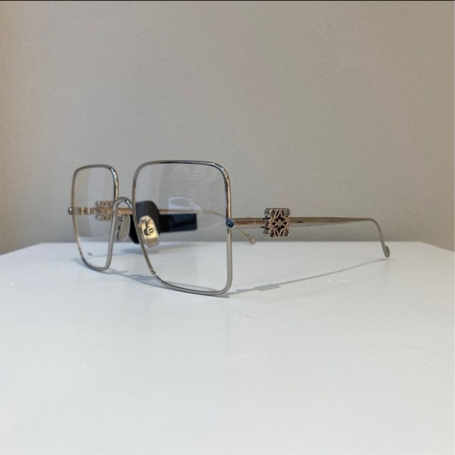 Loewe光學眼鏡 銀色鏡架 可配度數-4