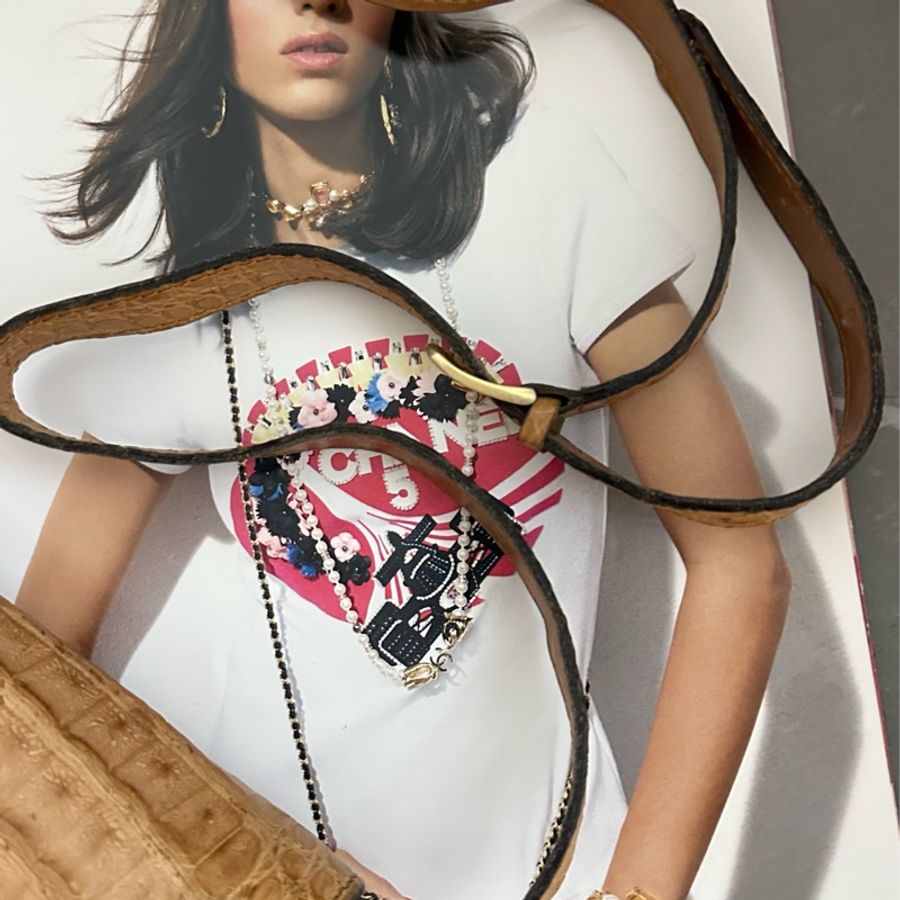 (MYMluxurybag) Celine 稀有鱷魚紋肩背包斜挎包-9