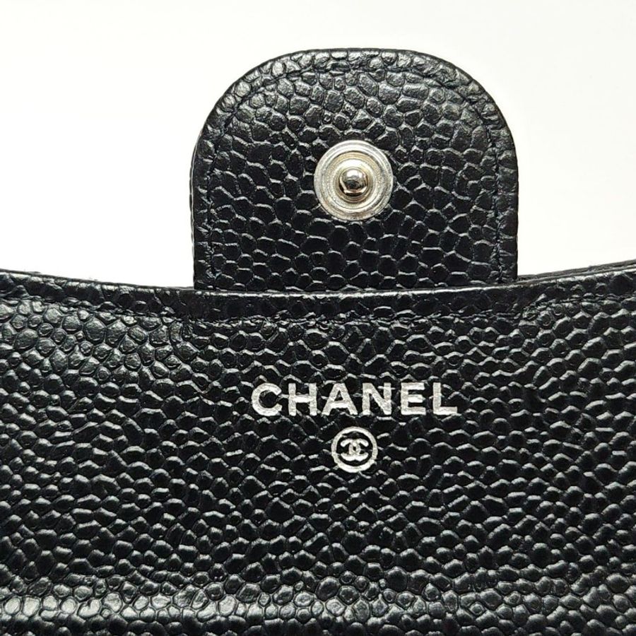 Chanel Classic Flap Small Wallet黑色-8