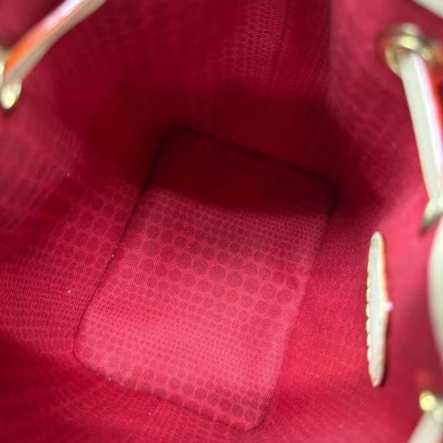 LV 草間彌生波點 nano noe 小水桶包 配件購證 防塵袋 盒子-3