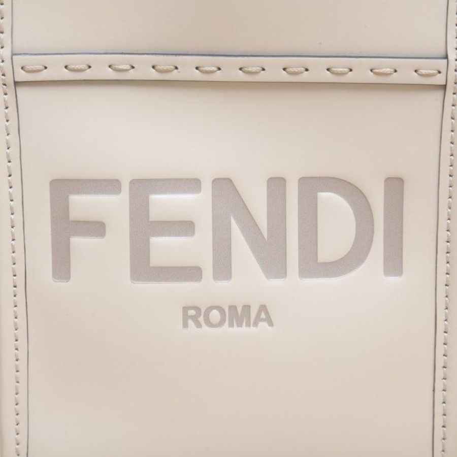 FENDI(芬迪) Sunshine 陽光購物手提袋 Mini迷你 棕色-5