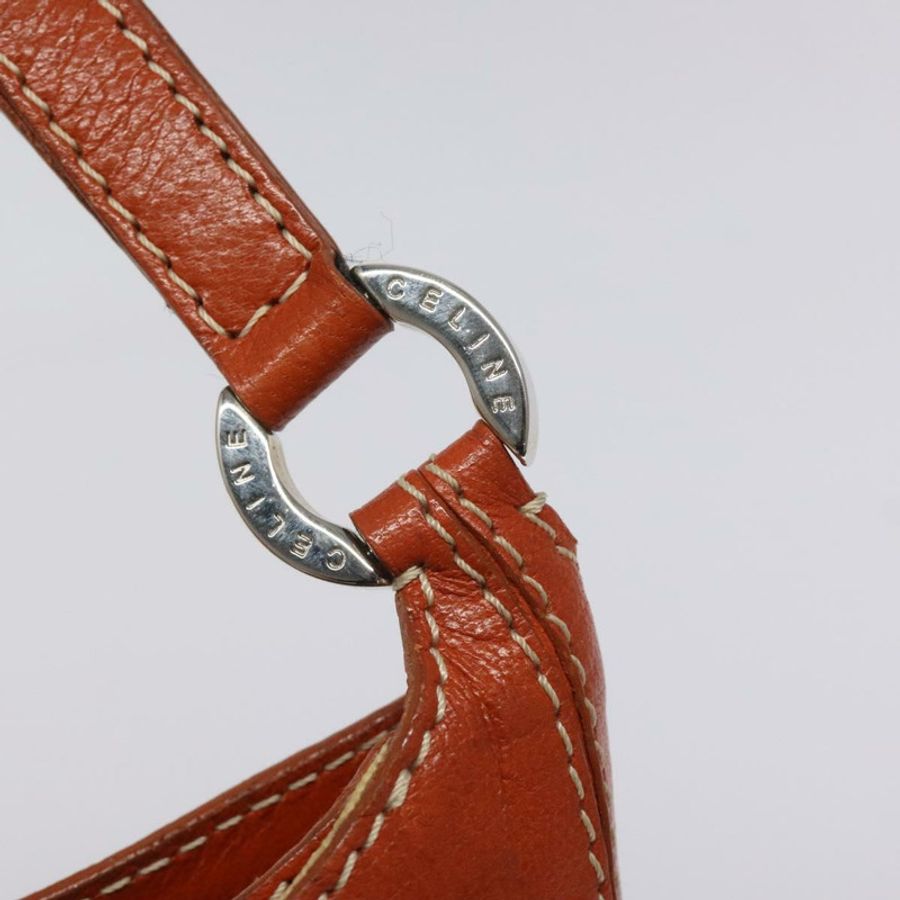 【日本直送】CELINE 橙色皮革肩背包 正品 EC246-9